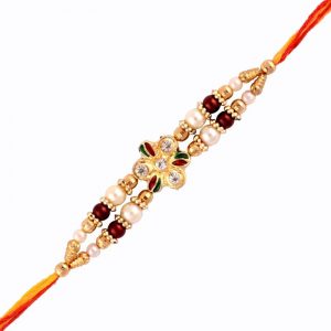 Attractive Fashionable Rakhi with Pearl