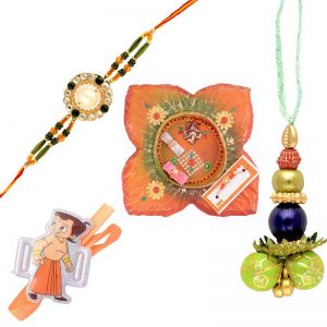 Flora Thali and Rakhis for All Family for Brother