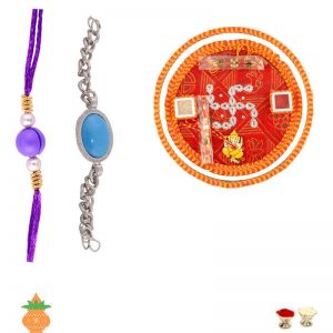 Firoza Bracelet & Sacred Symbol Pooja Thali