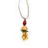 Ethnic Golden Beads Lumba Rakhi Gift