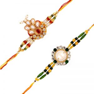 Lovable Pair of Two Rakhis for brother