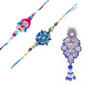 Colorful Combination of Cute Rakhis for Gift