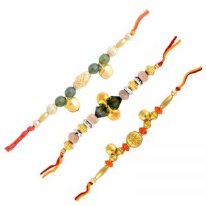 Notable 3 Thread Rakhis for Sister and Brother
