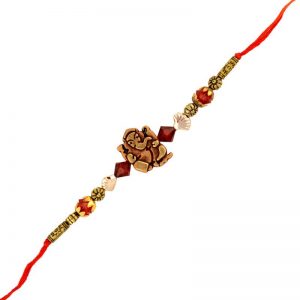 Shree Ganesh Beads Sandalwood Rakhi