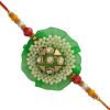 Admirable Design And  Pearly Divine Rakhi